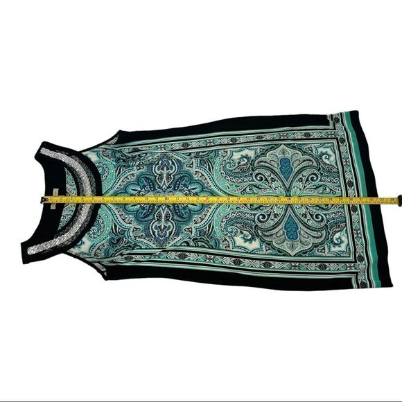 Established 1962 Women’s blue patterned dress Size 4 Petite - Picture 10 of 11